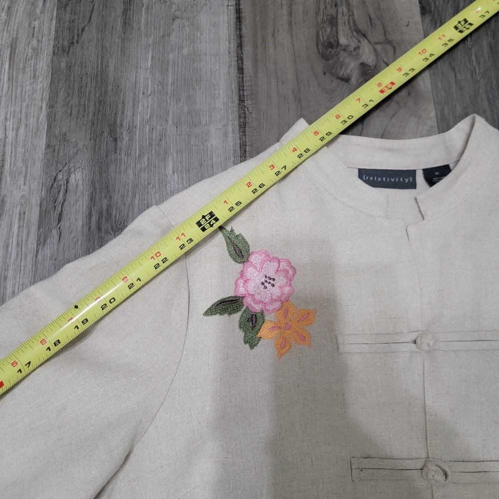 Relativity 100% Linen Jacket - Picture 9 of 13